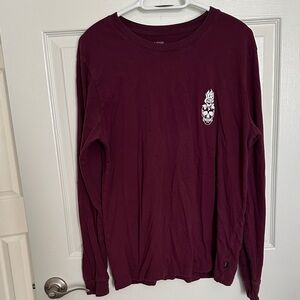 Maroon Long Sleeve Shirt